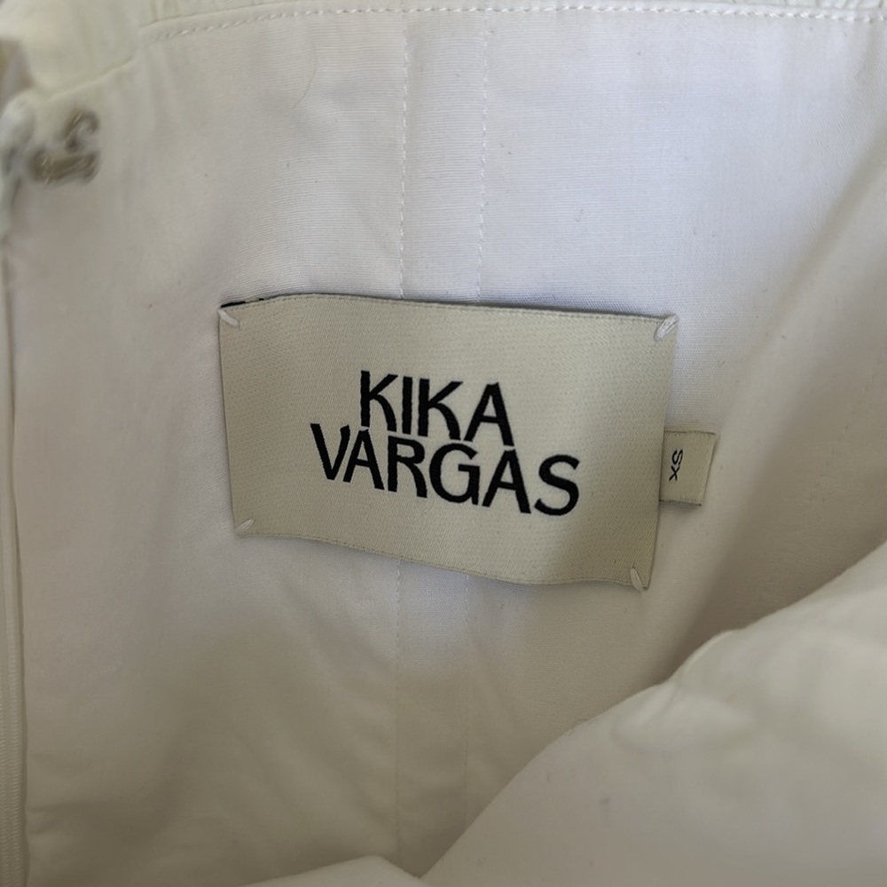 KIKA VARGAS White Sylvia Maxi Dress XS - Picture 5 of 5